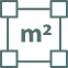Icona Metri quadarti